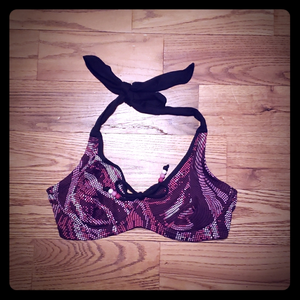 (Sale 2/$20) Pour Moi Halter Bikini Top.